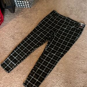 XXL Plaid Jegging , new with tags